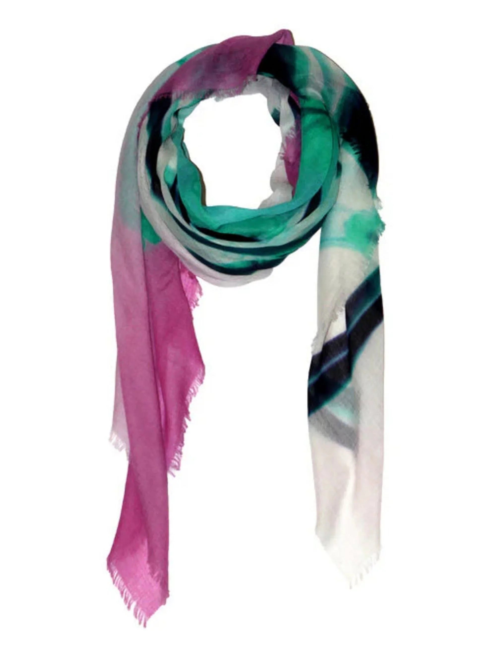 Cheung James Scarf - Lightweight Paul Orchids Cashmere Amazon 100% by