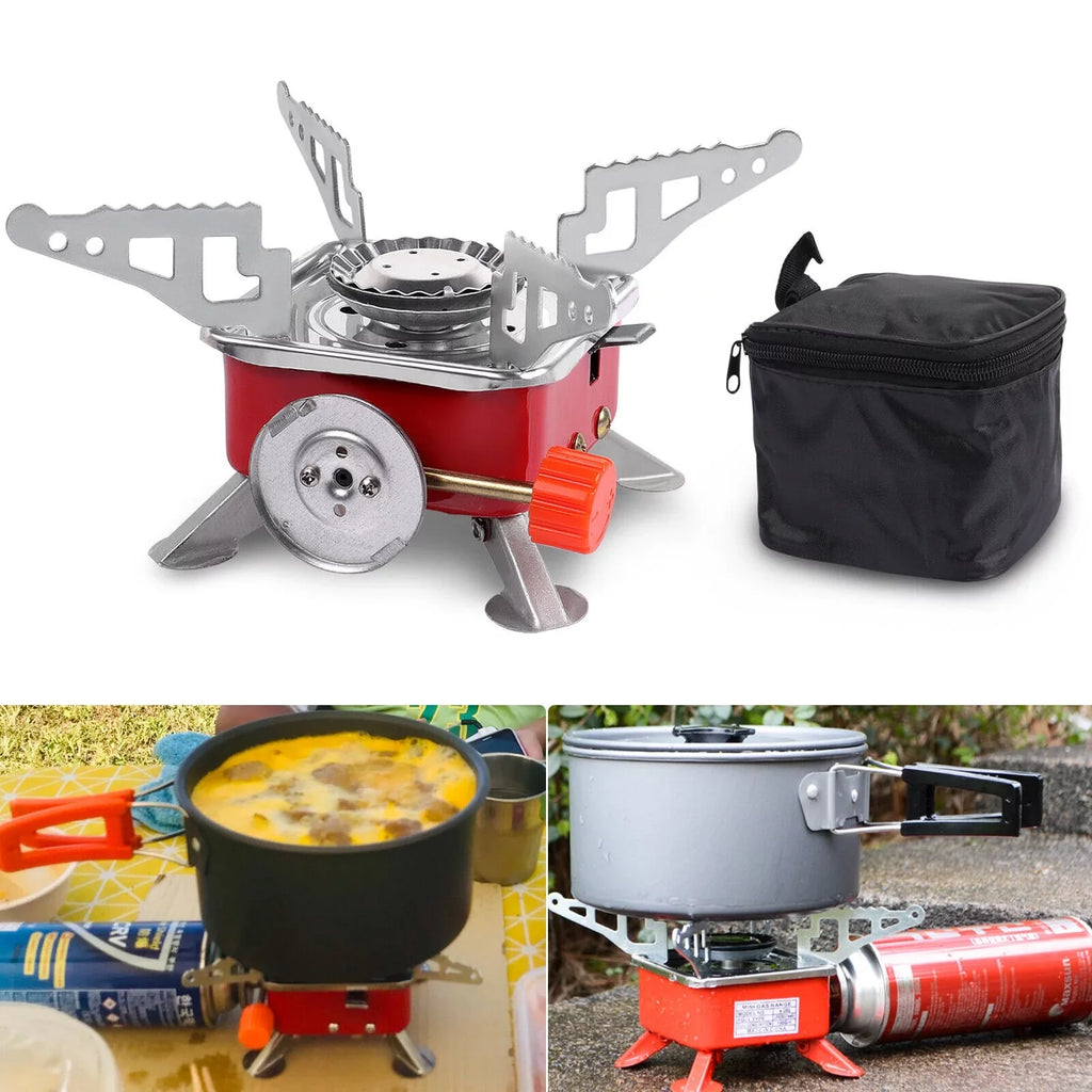 Cooking Gas Hiking Portable exterior 2800W Camping Stove Propane Picnic Butane