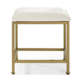 Soft Aimee Vanity Gold Stool