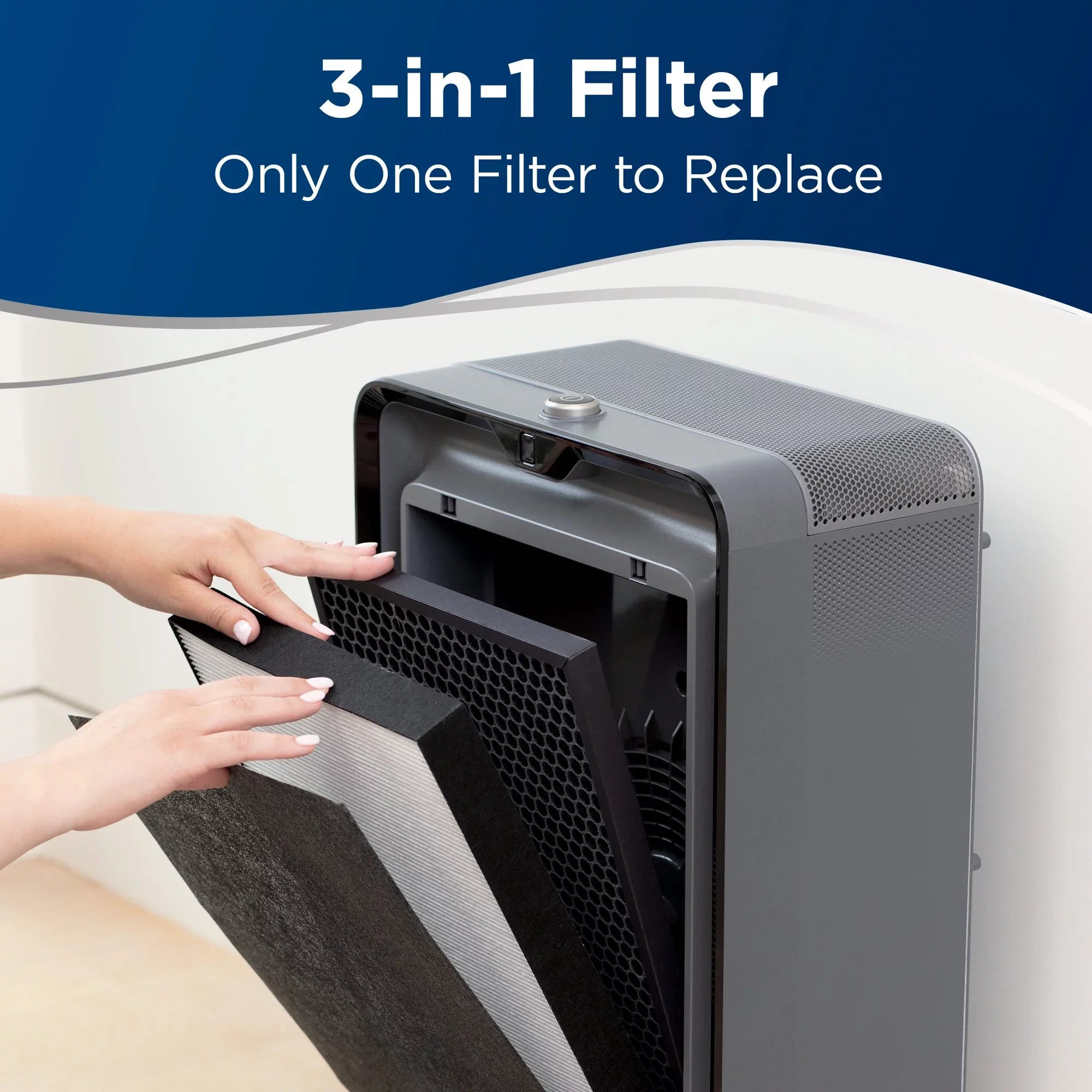 to Purifier 266 air200 ft., sq. for Air rooms BISSELL up AeroFresh 3330W