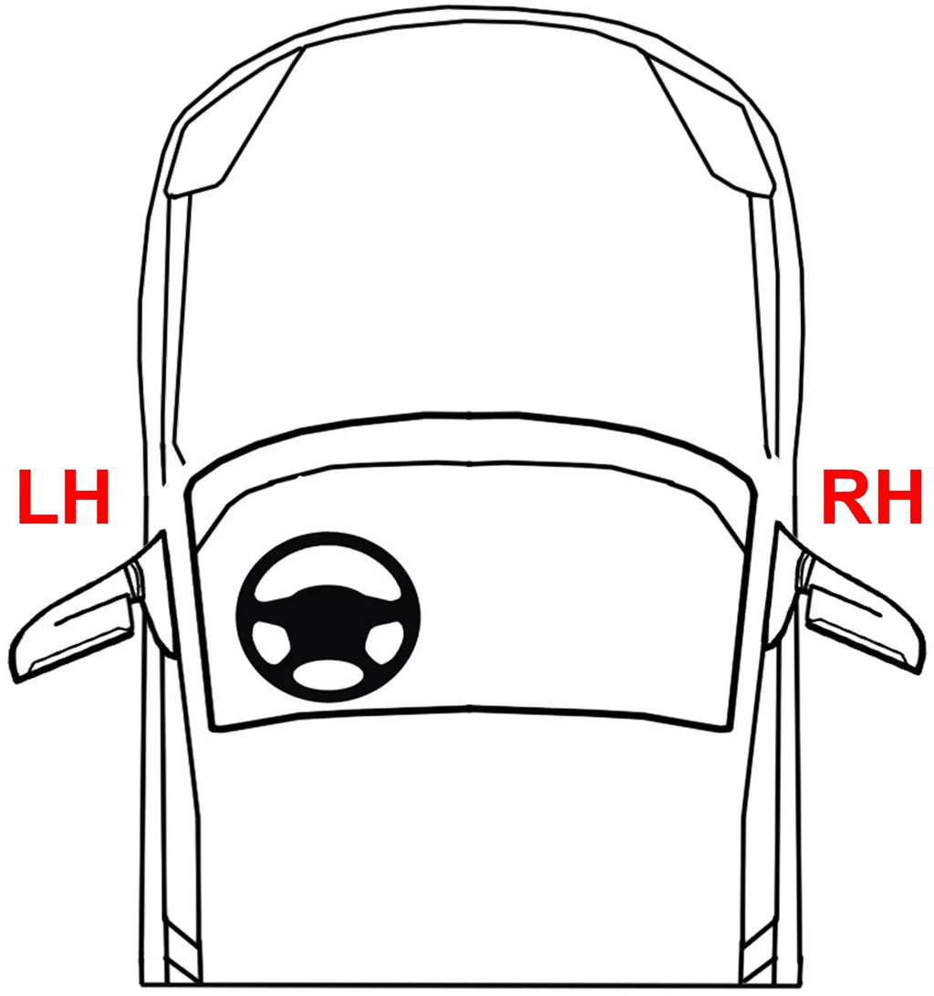 Lexus With Side RX400h RX350 2007-2009 Left Mirror Compatible Paintable Heated Driver Kool-Vue 2006-2008