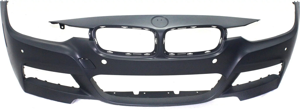 Compatible with 2013-2018 Sedan/Wagon BUMPER with COVER Line For Sport 3-SERIES Front Holes/Camera Primed PDC Sensor M