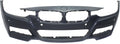 Compatible with 2013-2018 Sedan/Wagon BUMPER with COVER Line For Sport 3-SERIES Front Holes/Camera Primed PDC Sensor M