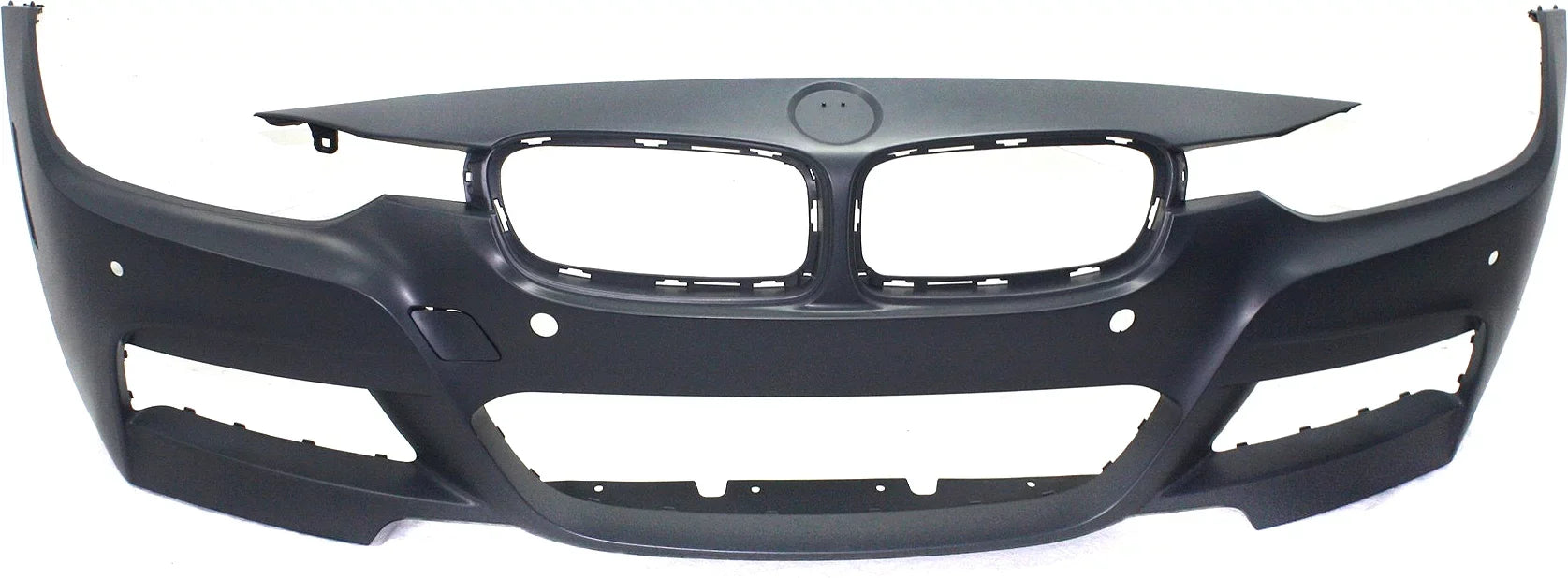 Compatible with 2013-2018 Sedan/Wagon BUMPER with COVER Line For Sport 3-SERIES Front Holes/Camera Primed PDC Sensor M