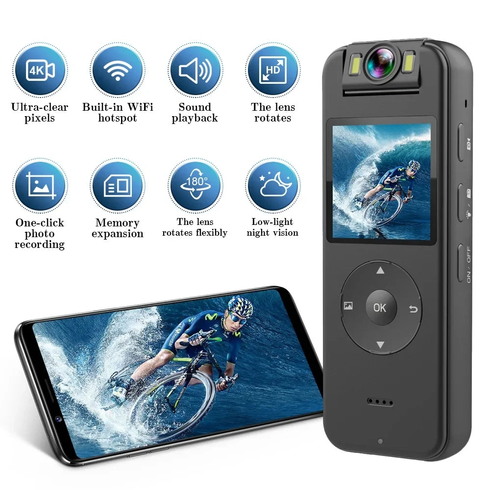 camera action exterior and 4K recording sports suitable recorders. wide-angle for camera cycling CS09 is
