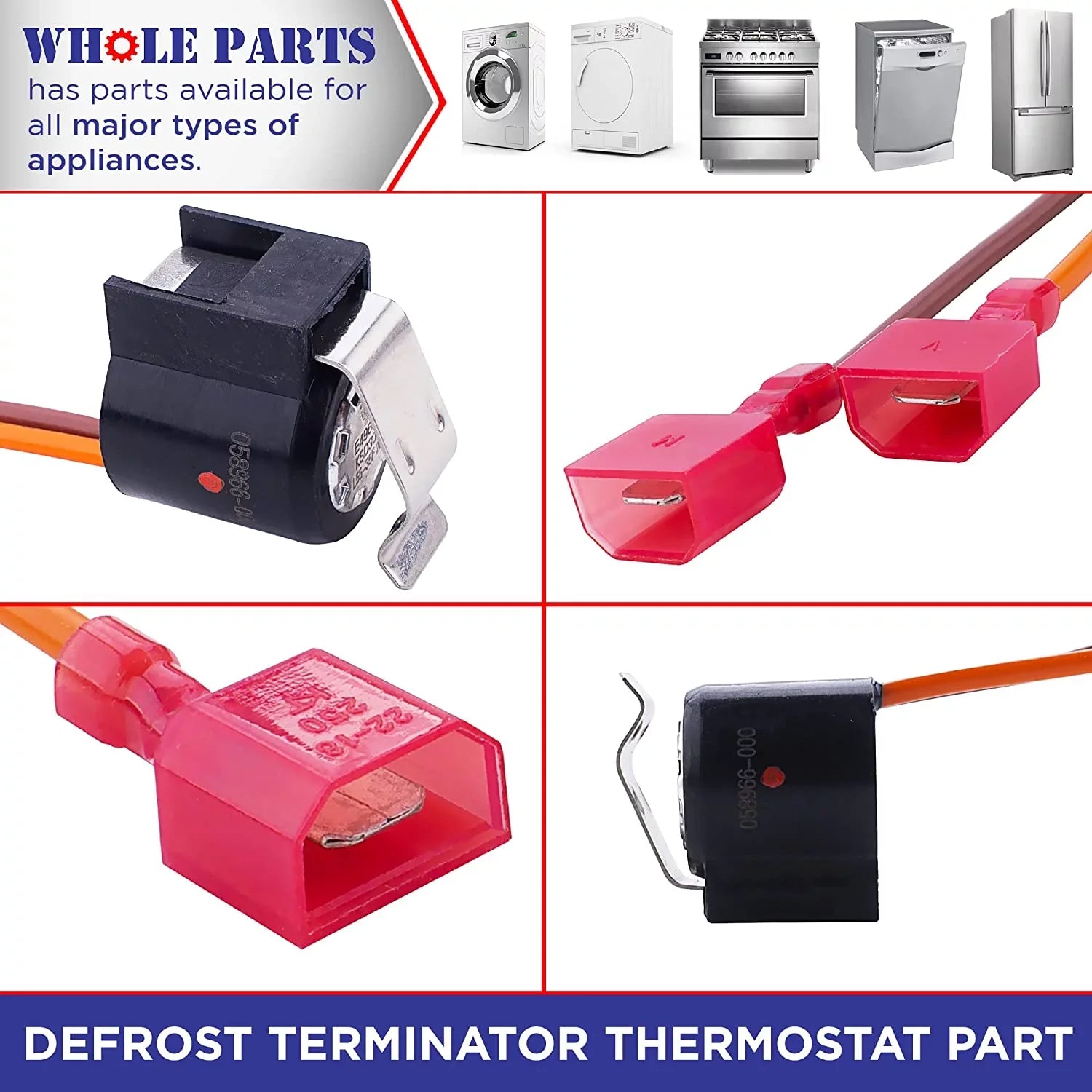 Defrost Replacement Thermostat Some 058966-000 # Terminator & - Compatible Whole With Parts Refrigerators Part Viking