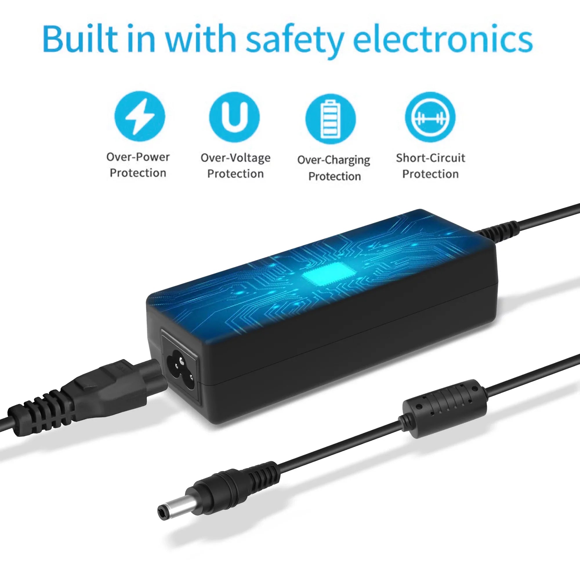 '- DC Cord KONKIN XR-1 Mains / Charger 240 PSU Adapter Cable 100 Worldwide GoBook Go-Book IX270 Itronix PC Replacement Voltage Laptop BOO Power Input: AC Use VAC Supply 50/60Hz PS For