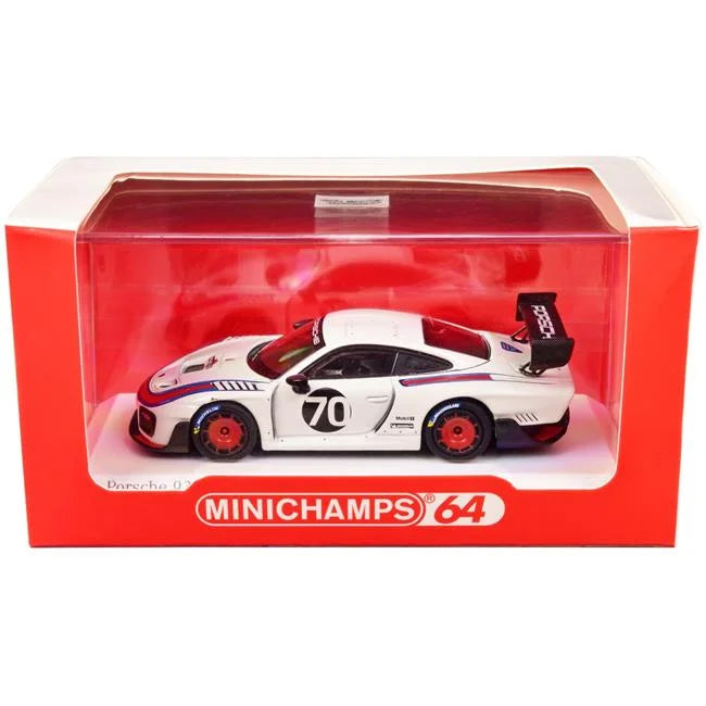 with Scale Graphics & White Martini 19 No.70 Porsche Diecast 935 2018 1 by 64 Racing Model Car,