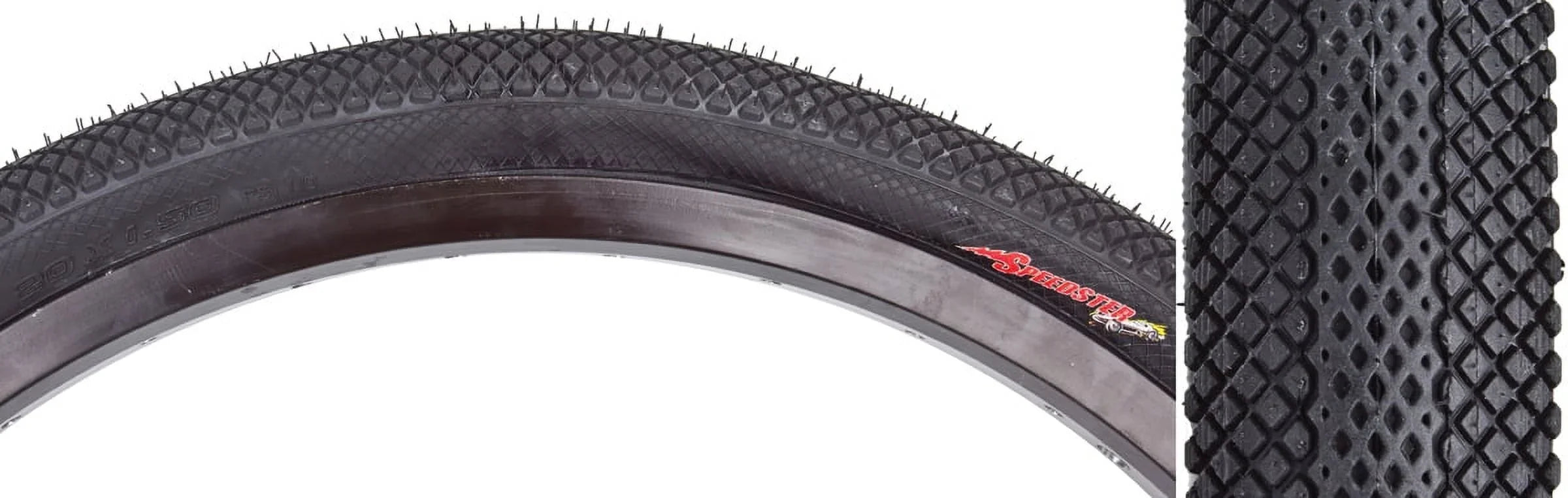 Co. x 20" Speedster BMX Tire Tire: Black Vee 1.50" Folding Bead