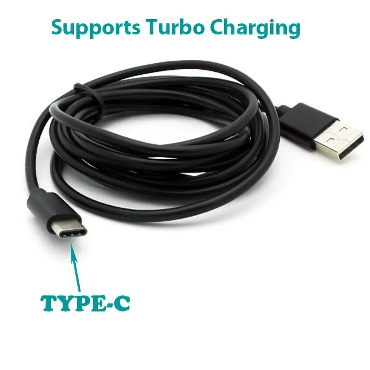 '- Long Wire w Charger Jade Phone USB 4S - Turbo Canvas Holster Fast Liquid Acer Case Sync Belt Cable Alcatel ROG 7, Idol Y1Y w for Black Vertical 6ft Charging Type-C ASUS Primo Rugged