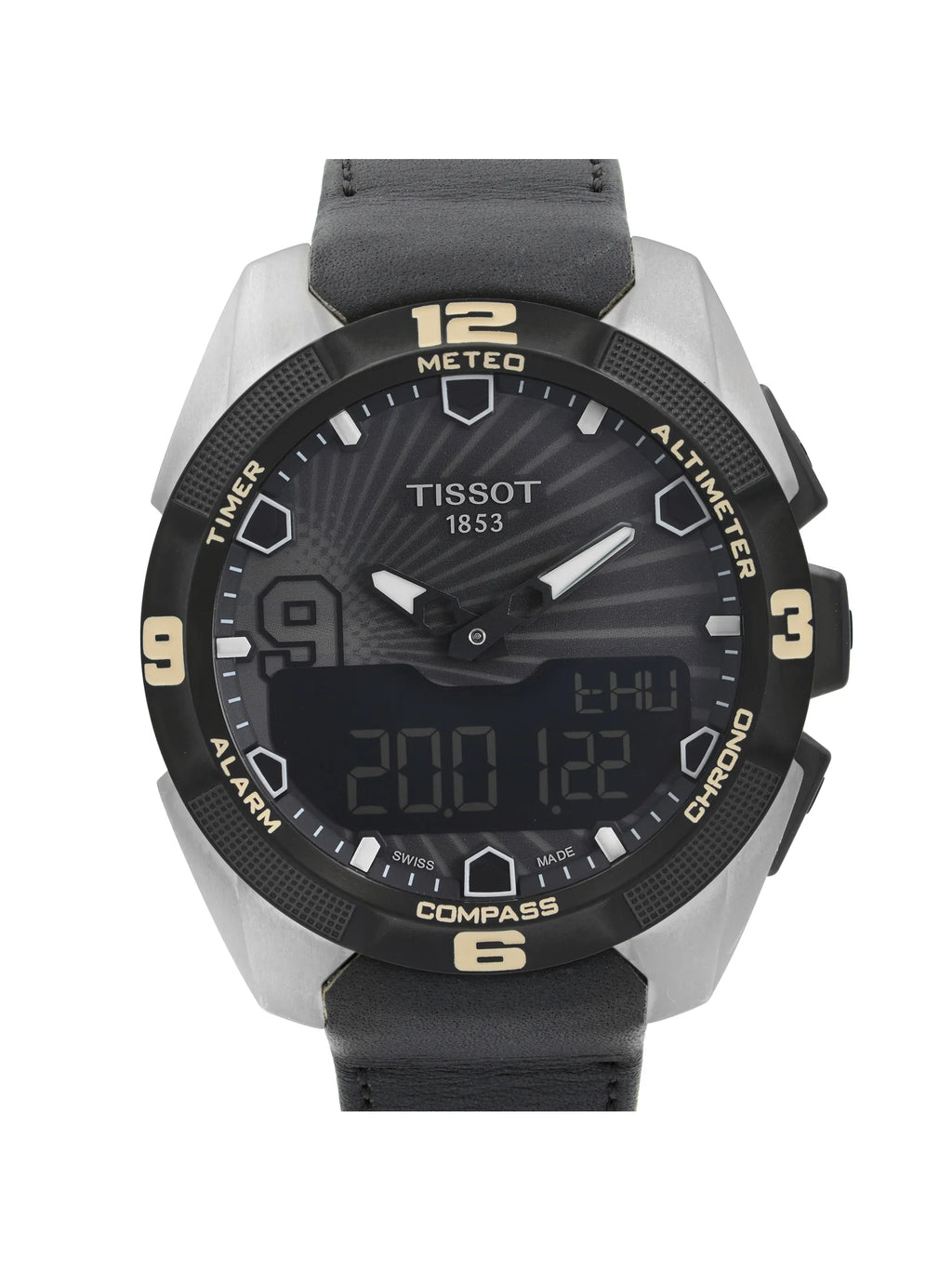 Men Dial Solar Watch Expert T-Touch Black Tony Tissot Parker T091.420.46.061.00