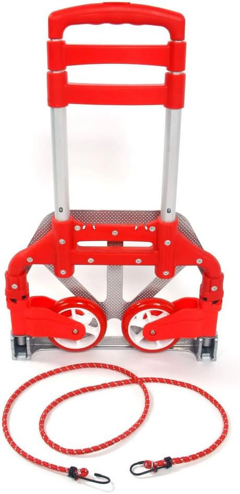 Hand Portable Collapsible Auto, Truck,Hand Folding Use lbs (75kg) Luggage Cart Home, for Office,Travel Dolly and Aluminium Push (Red) 165.35 Trolley