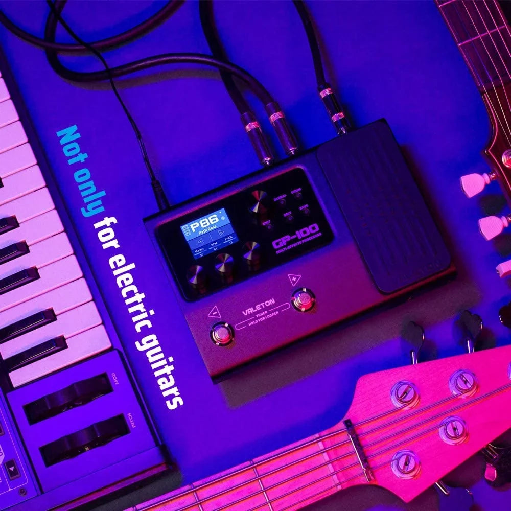 supply) 9V (with Valeton Processor, Multi-Effects power GP-100