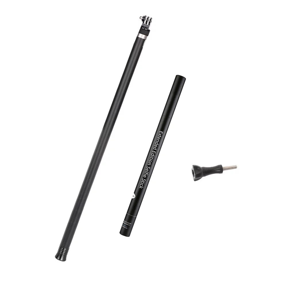 for Hero Stick Black(2018) GoPro 2.7M/106 Lightweight Replacement Inch 10/9/8/7/6/Hero for C Pole Ultra Long Fiber R Selfie Extendable OSMO Handheld 5 Replacement Carbon One Action Monopod