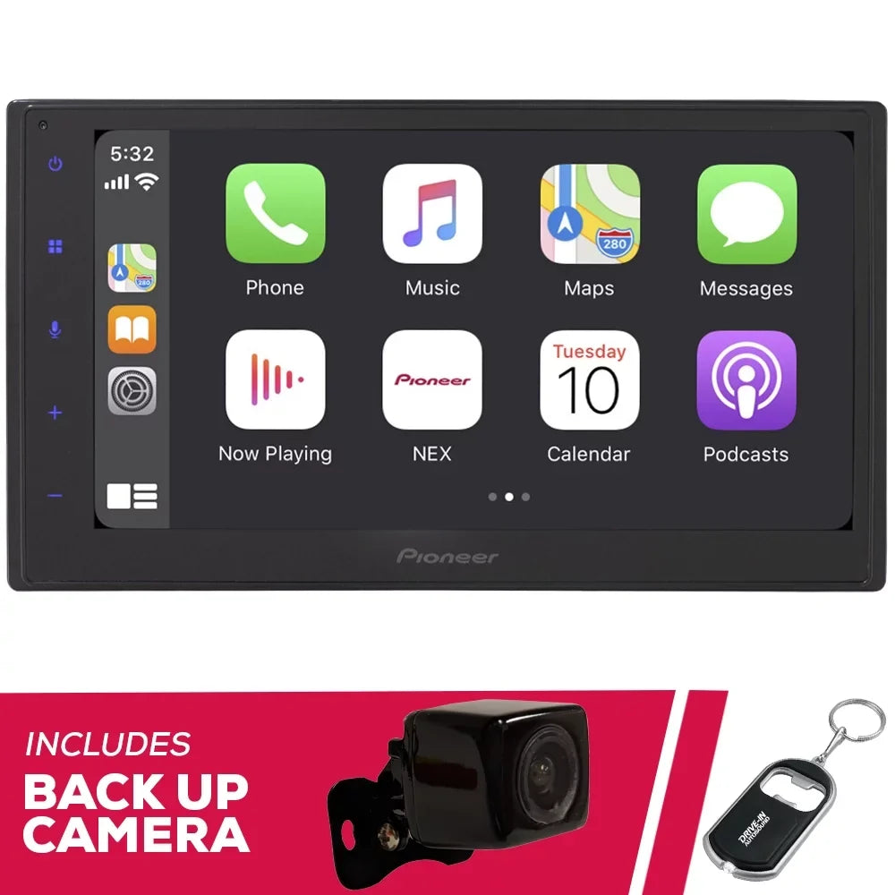 No Playback - Media Camera Pioneer DMH-1770NEX 6.8" Receiver Backup New Disc with