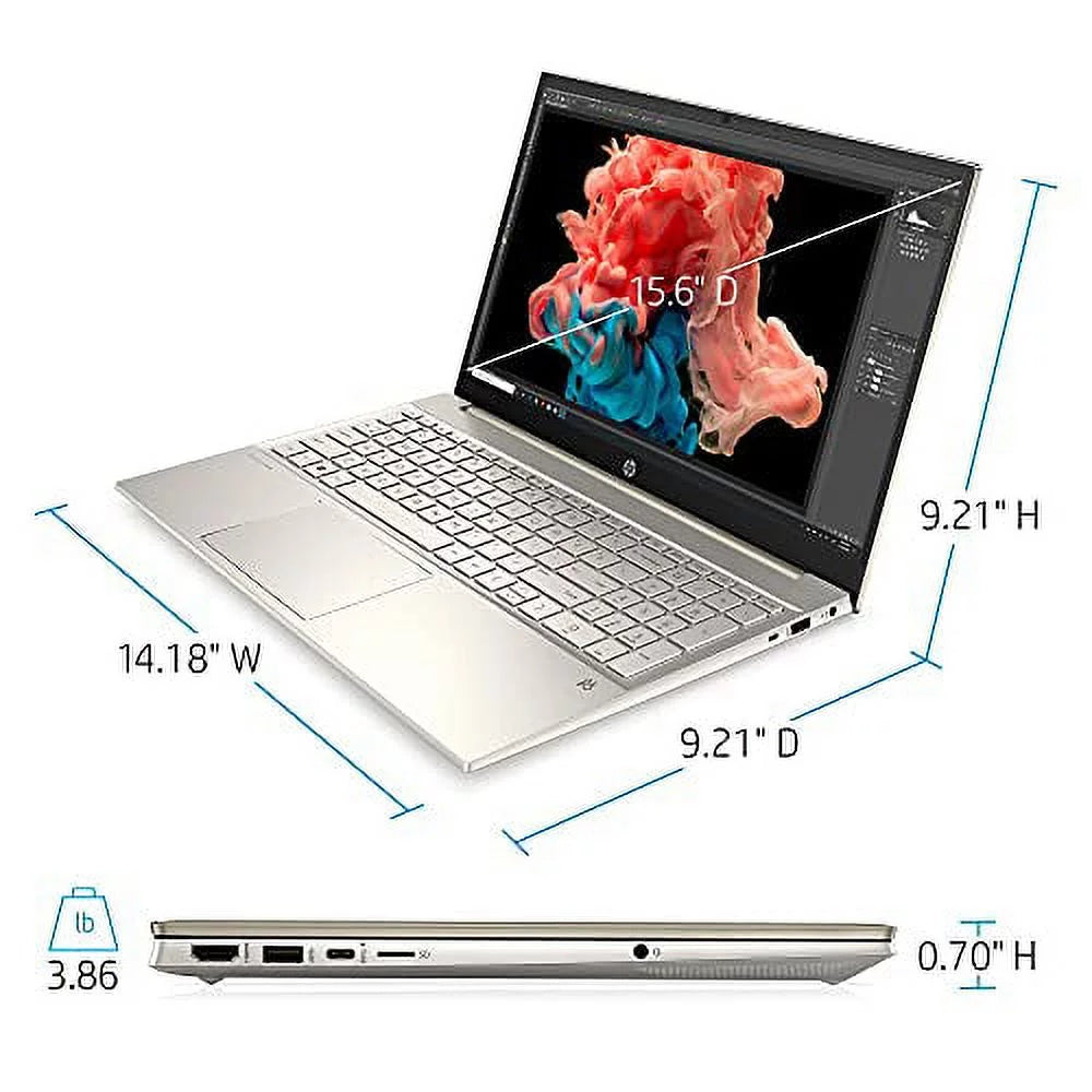 32GB Backlit Core Touchscreen w/ Iris USB-C 11th 2TB WiFi-6 64GB HDMI Gen FHD 15.6" Intel Windows Keyboard Pro 2022 Laptop USB i7-1165G7 Pavilion DDR4 RATZK 11 SSD HP Bluetooth Graphics Xe NVMe