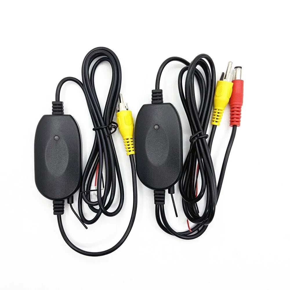 Monitor + Mirror Camera Vision Rear Backup Car Wireless System 5" Night HD View