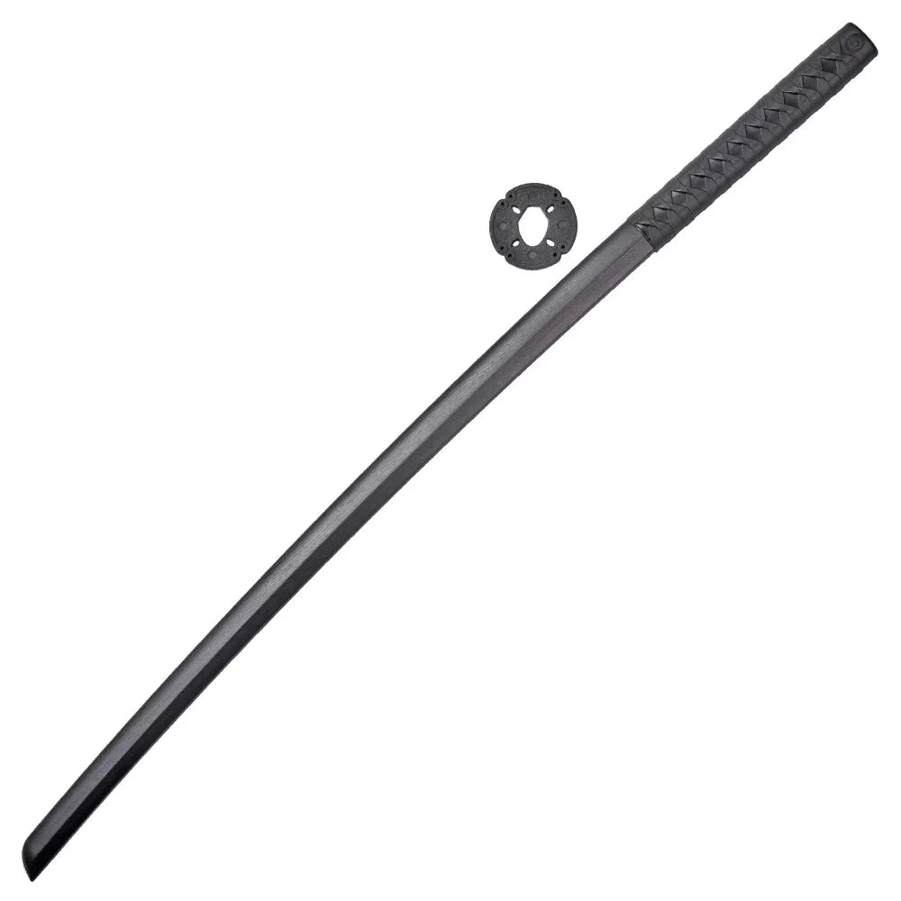 Polypropylene Samurai 39" Katana Black Kendo Practice Tool Sword Training