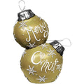 Gold 30 Lights In. With ZTY138M Merry Ornaments Stacked Alpine Christmas LED