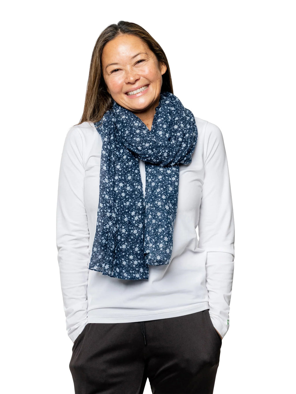 dimension Wildflower Versatile for One Shield Protection, Wrap Bug Insect Navy, Scarf & Insect