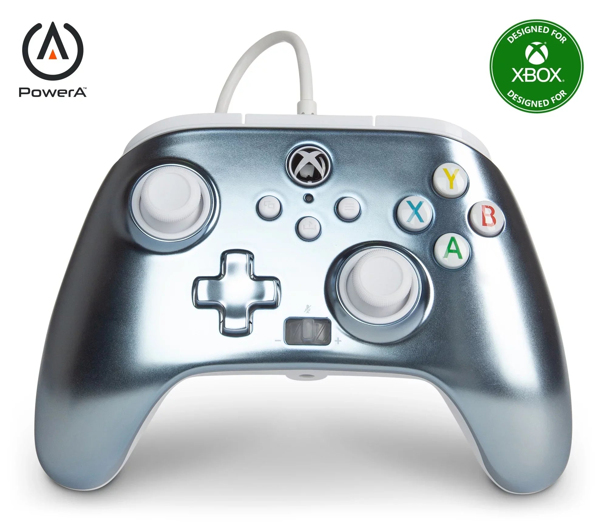PowerA Controller Xbox Series Metallic Wired Ice X|S - Enhanced for