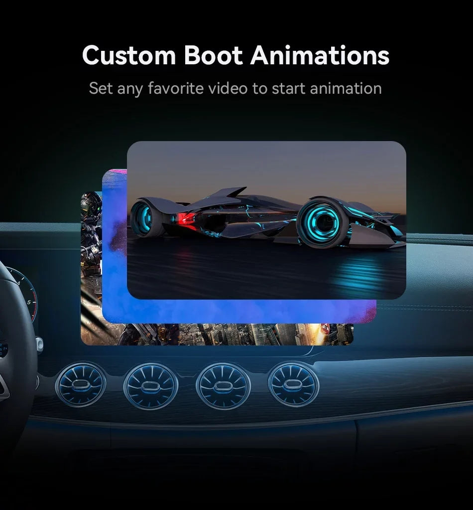 Android Output，8 Wired with 2+16G Video Core, Cars Box Wireless Carplay Card,for AI Box Netflix with Android SIM/TF HDMI Multimedia Carplay 11, Magic Box 4G YouTube Carplay Factory Auto Support Biniz