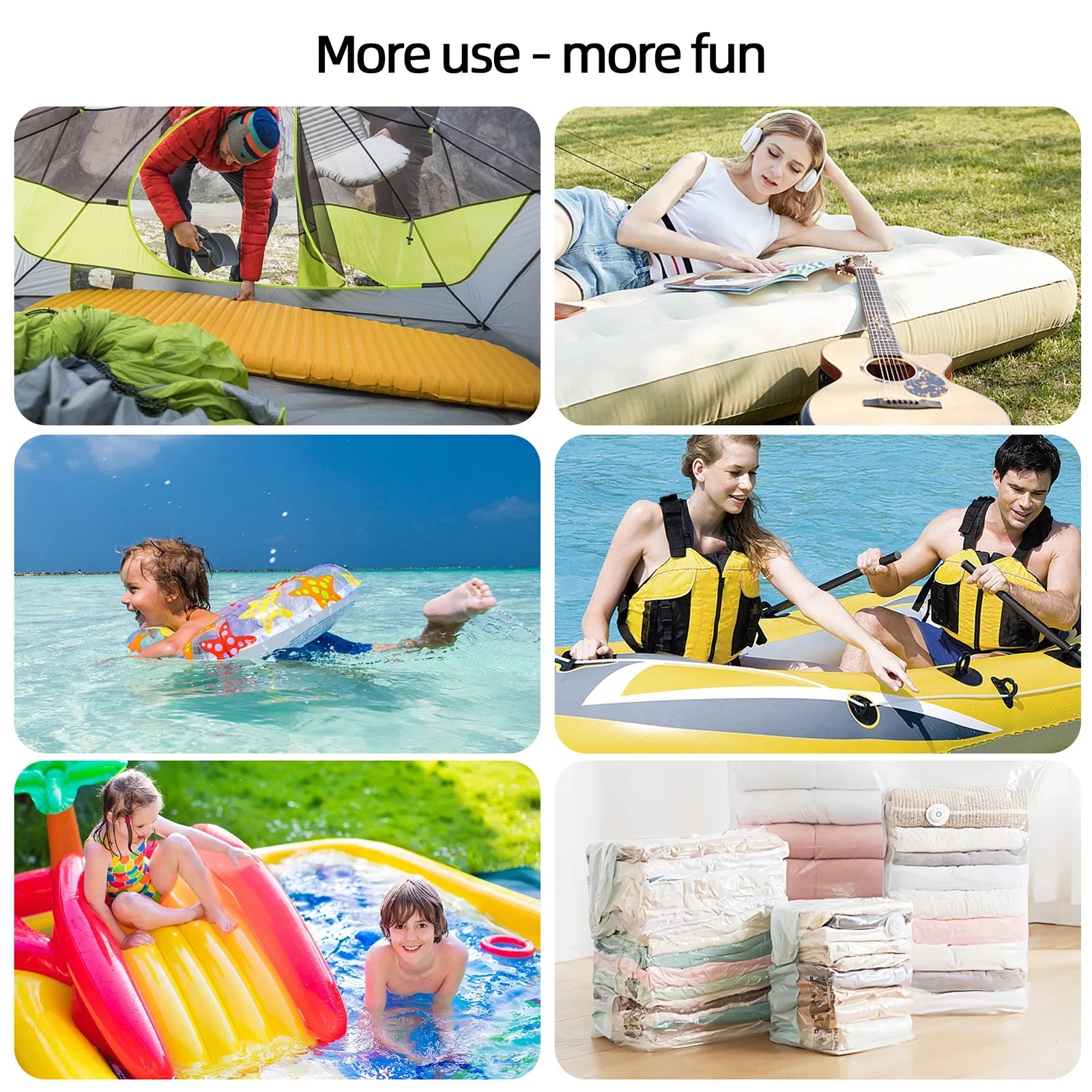 Quick Air Nozzles Battery Inflator Inflatables for Air Pumps Bed Deflator Ring 5 Pump Electric with Air Pump Swimming 2500mAh Pool Mattress Toy Air USB with