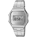 A168WEM-7VT Vintage Digital Silver Watch