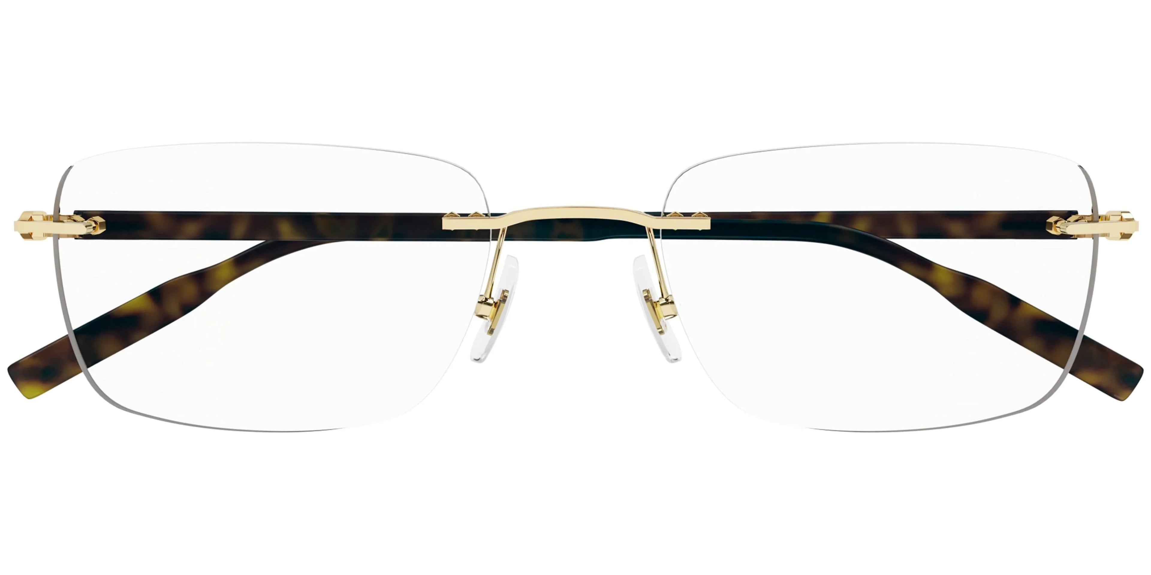 Eyeglasses 0221 Havana O- 006 MB Montblanc / Rimless
