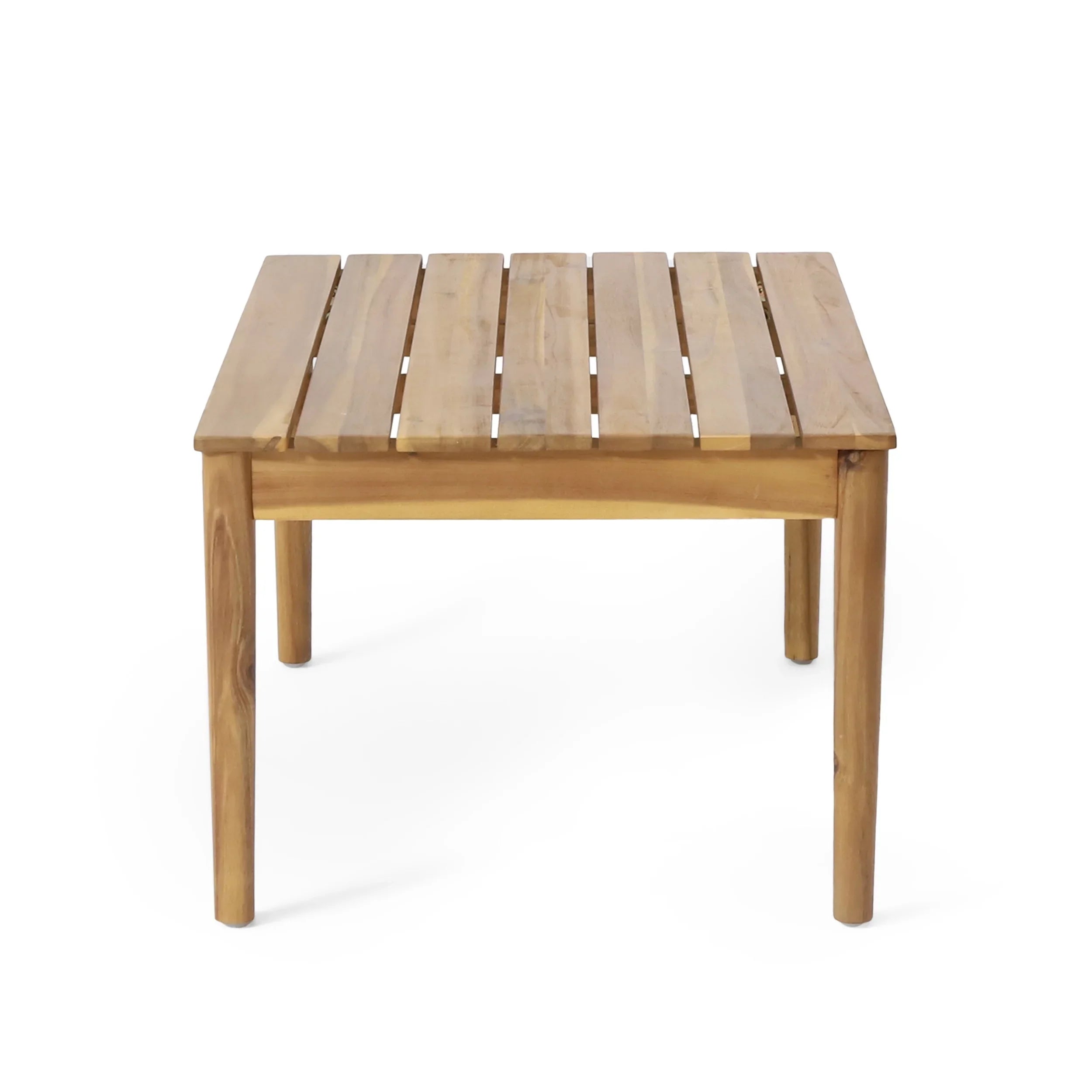 Gray Wicker exterior Acacia Teak and and 4 Wood , Chat Remuda Seater