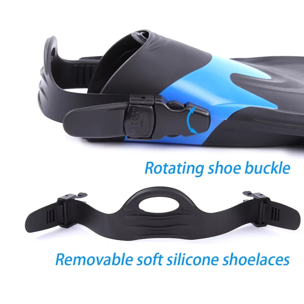 Snorkeling Fins and Swim WHALE for liquid Perfect Heel Adjustable