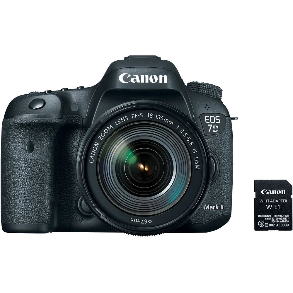 '+ DSLR f/3.5-5.6 Camera IS Mark Canon Lens USM II 7D More W/ & EOS W-E1 18-135mm
