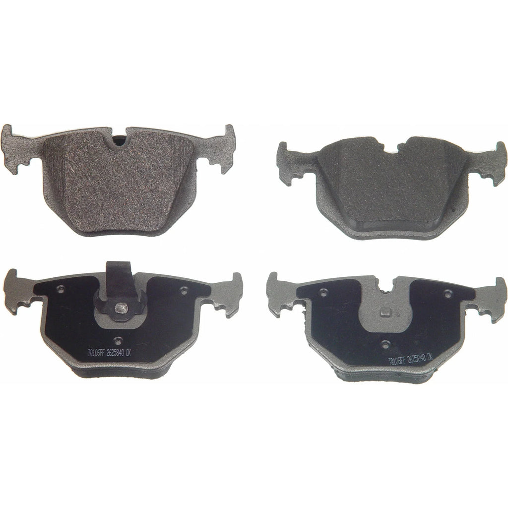 X5 select: 2000-2006 Semi-Metallic MX683 Wagner 2004-2010 Set Disc ThermoQuiet Fits X3, Brake Pad