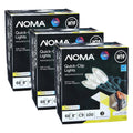 Quick C9 LED Christmas Pack) NOMA 100 String Bulbs (3 Clip Warm Lights