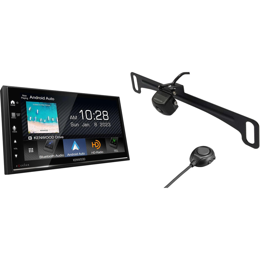 with View Plate CMOS-320LP Kenwood Mounting with Multi-Angle Camera DMX709S Rear Receiver License MultiMedia