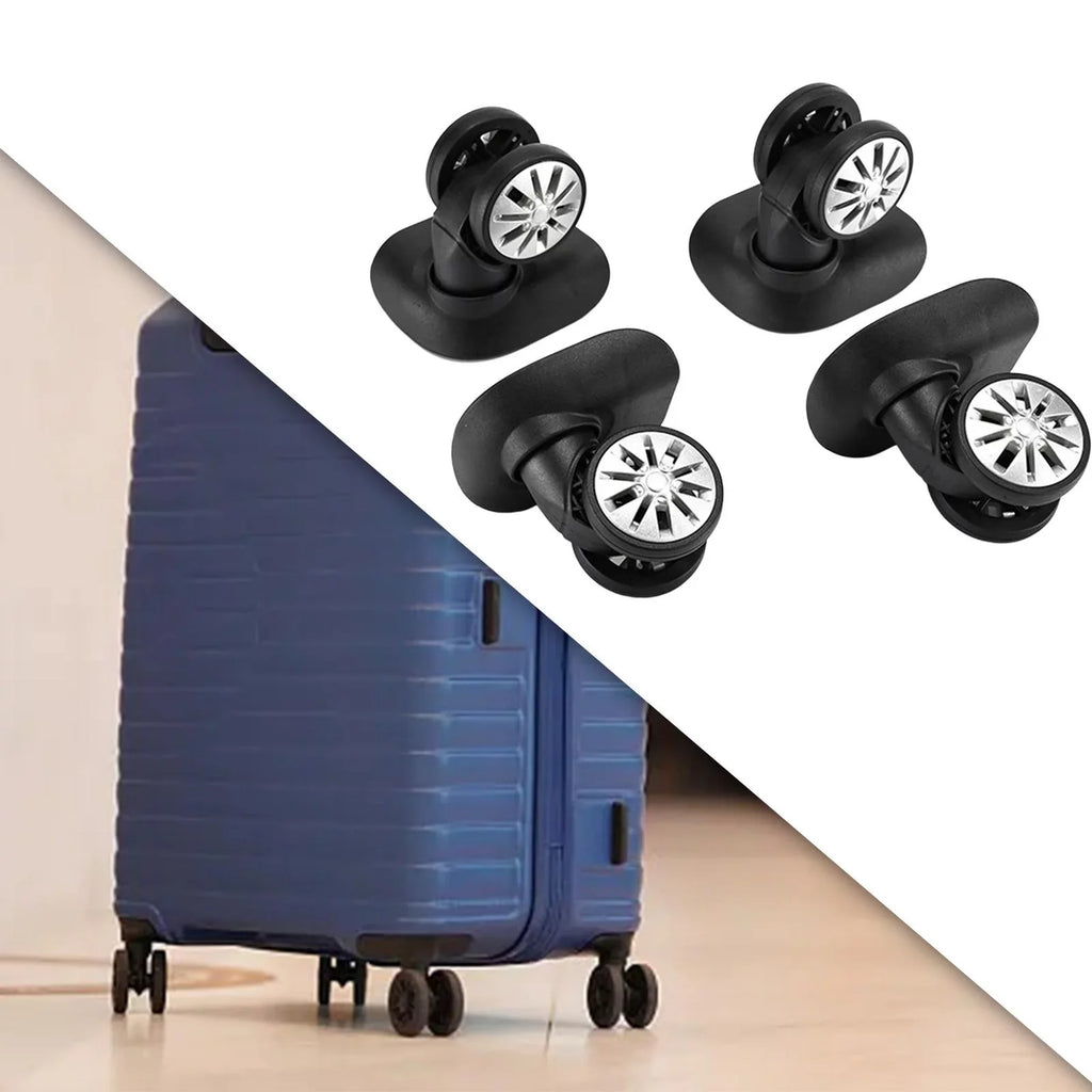 for Luggage Replacement Trolley Bag Case 4Pcs Wheels Caster Wheels Suitcase