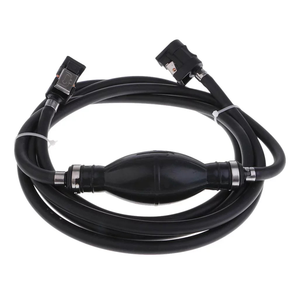 Motor Line Motors with Outboard 6.5x11mm Boat Fuel Black, Hose Primer And Bulb Connector -