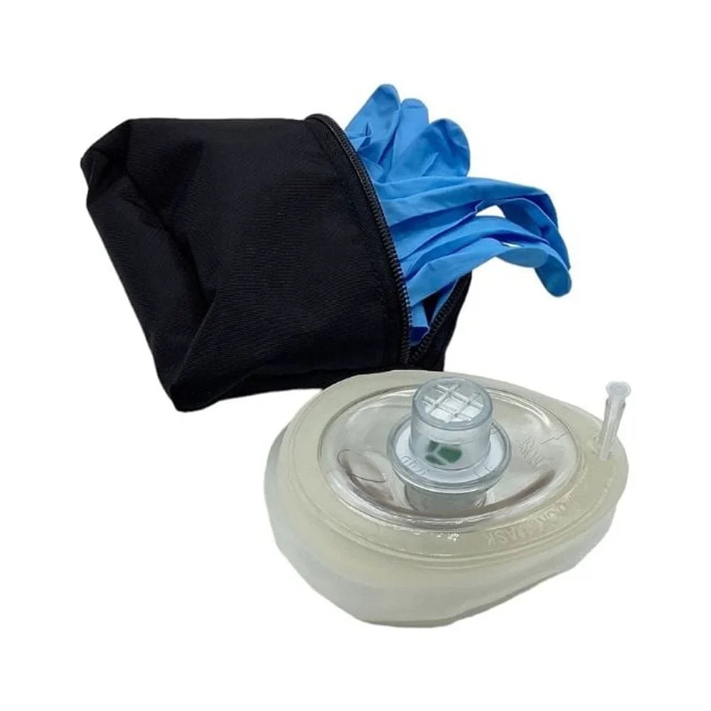 1 CPR Products, Micromask, Response Re-Usable and Each Adjustable - with Emergency Mask Clear