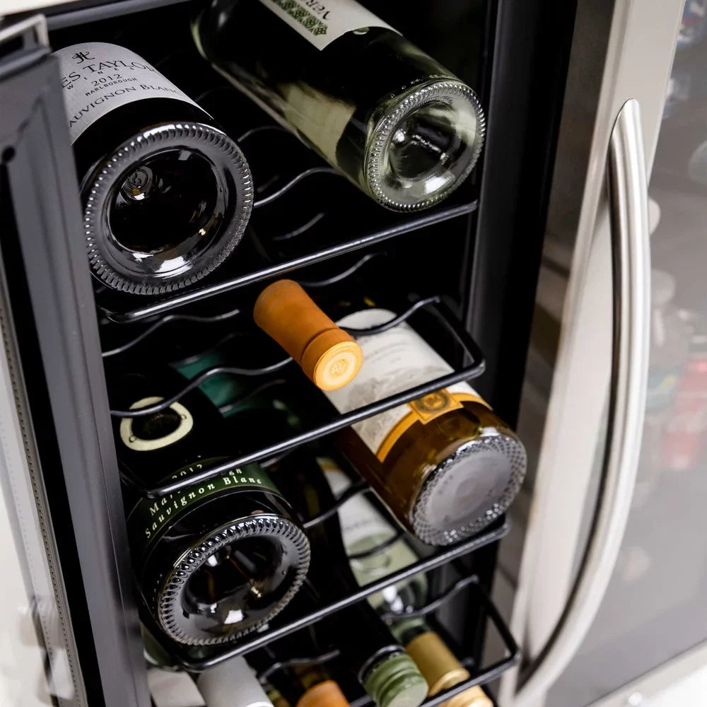 Dual-Zone Beverage Bottle 19 Avanti Steel Cooler WBV19DZ Wine Stainless 66 Center / & Can