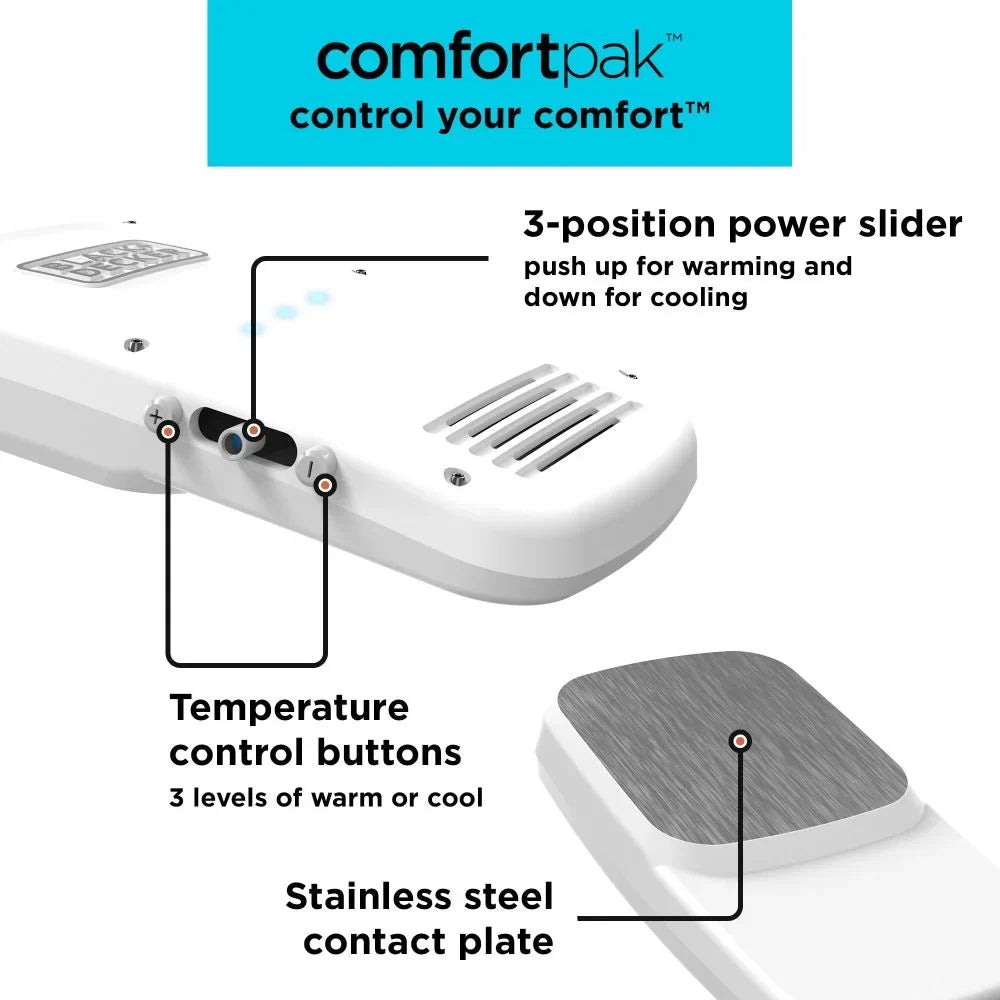 (BCWCC101-04) and BLACK+DECKER Tropicoral Comfortpak, Cooling Wearable Device, Heating