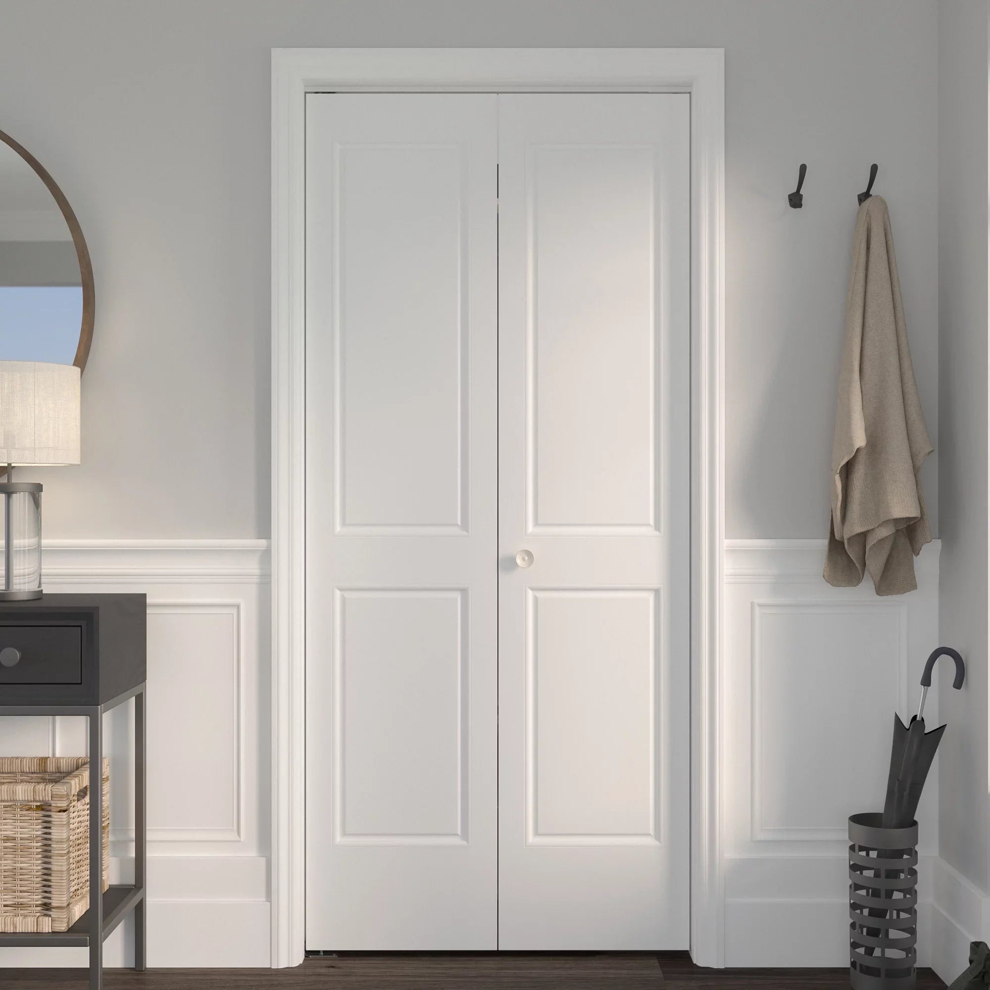 Richelieu Single 30 Doors Up Pounds 14014-Bc Track - Long To Bi-Fold 36" Door For White