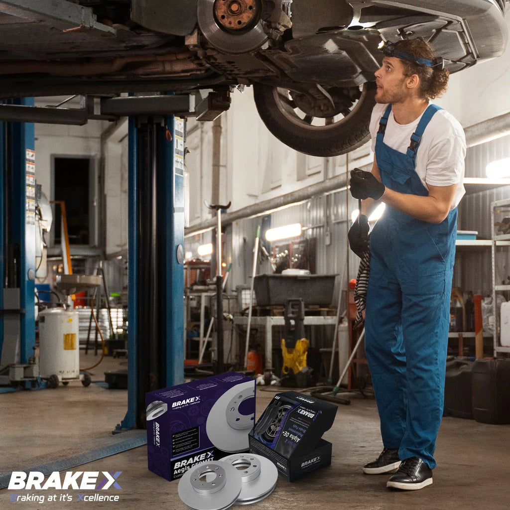 Pads Piece 6 Set Ceramic For X Premium 3.7 | Jeep Advanced [Rear] Disc Brake | 2003 X Rotors Brake and Liberty Replacement Kit