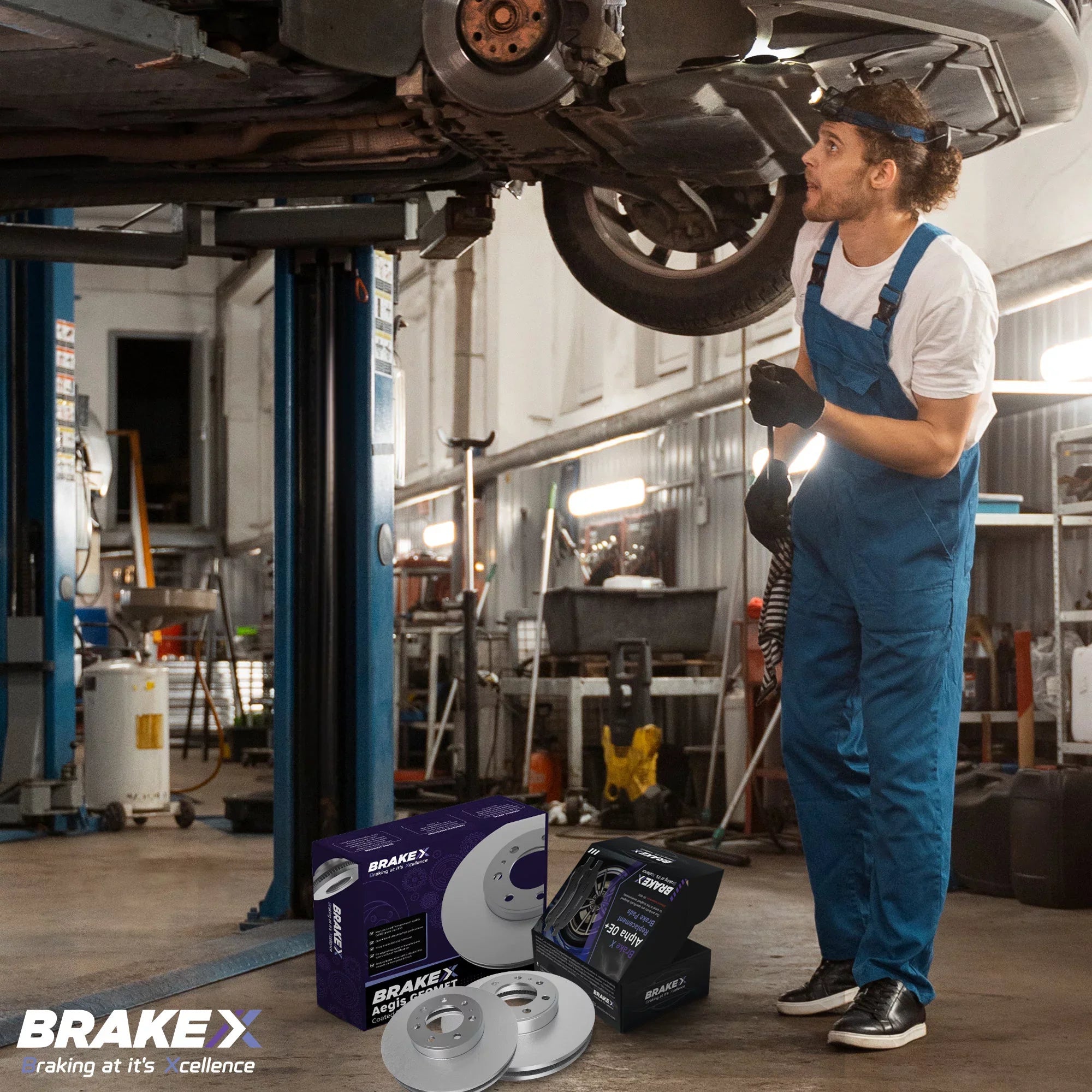 Pads Piece 6 Set Ceramic For X Premium 3.7 | Jeep Advanced [Rear] Disc Brake | 2003 X Rotors Brake and Liberty Replacement Kit