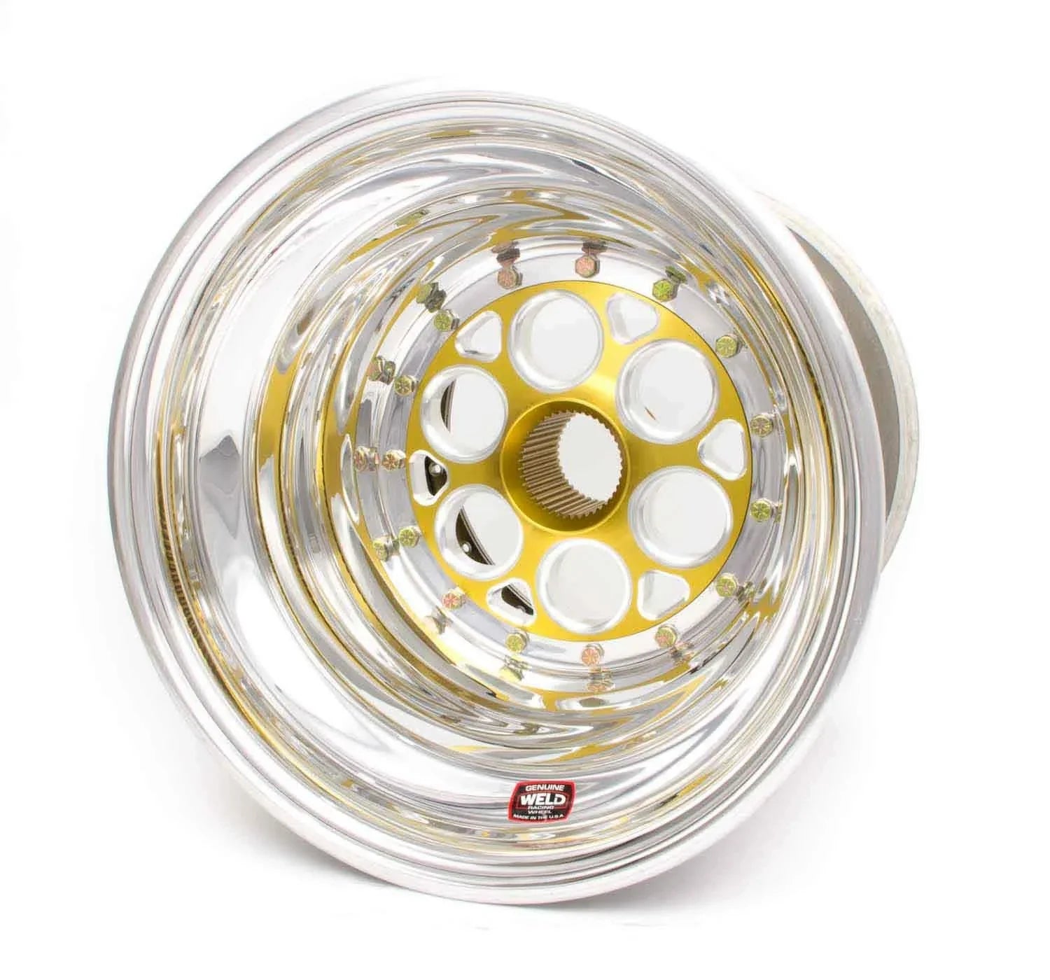 Spacing - WEL735-51536 Back x Weld Racing 15 6 Wheel, Spline 15 in. Sprint Spline in. 42 Magnum
