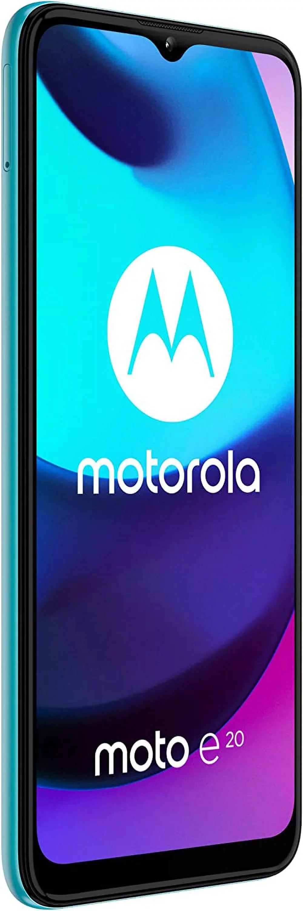 Verizon 4G LTE Cricket) 6.5" E20 Boost At&T Unlocked Moto Model Blue) Dual International 2021 Camera (32GB+2GB) Sprint Dual XT2155 (Coastal SIM (NOT GSM