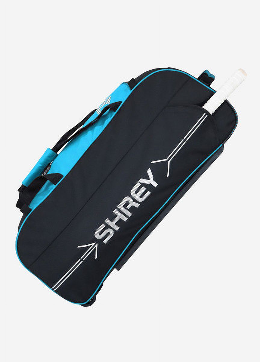 Shrey &amp; Ranger Bag Blue -Black Wheelie