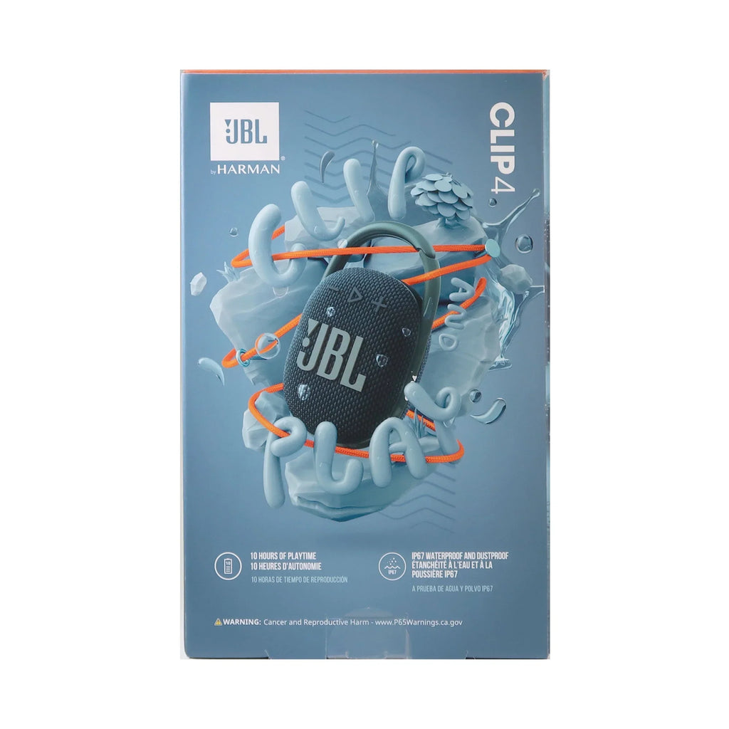 Clip Bluetooth Portable 2x JBL Waterproof Speaker 4 (Blue)