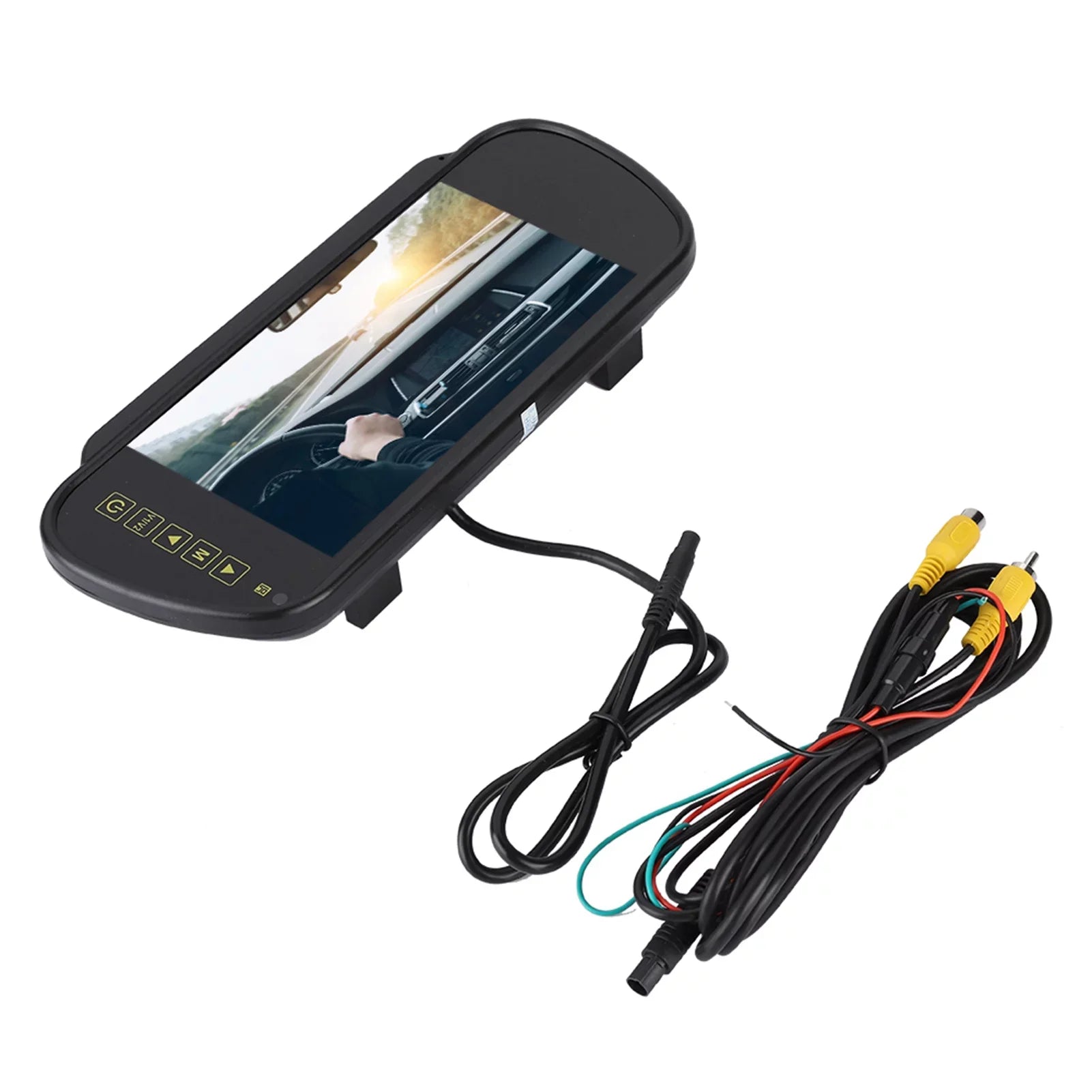 Durlclth Mirror-7inch View Bracket Mirror Car Rear Rearview Monitor Dimming With Camera Rearview Auto LCD