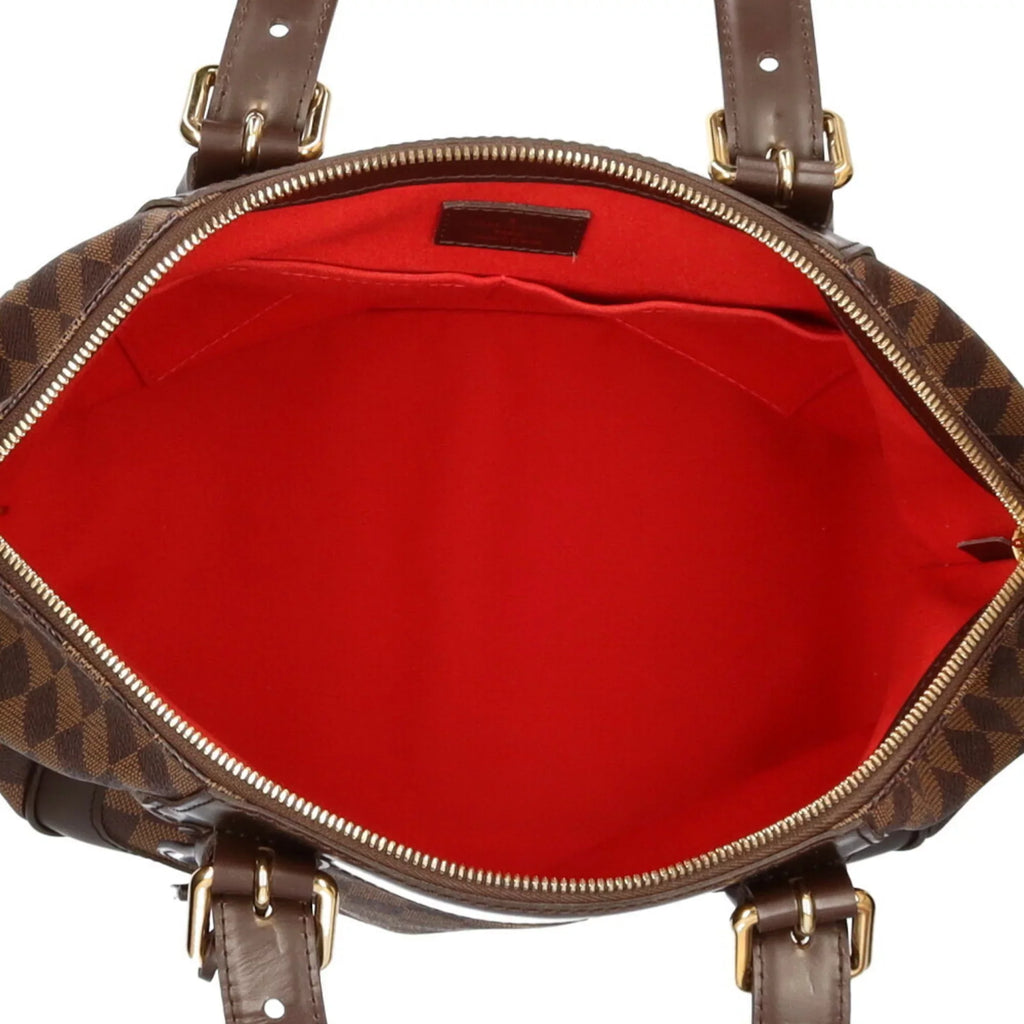 MM Bag Shoulder Used Women's Verona Damier Authenticated Brown Canvas