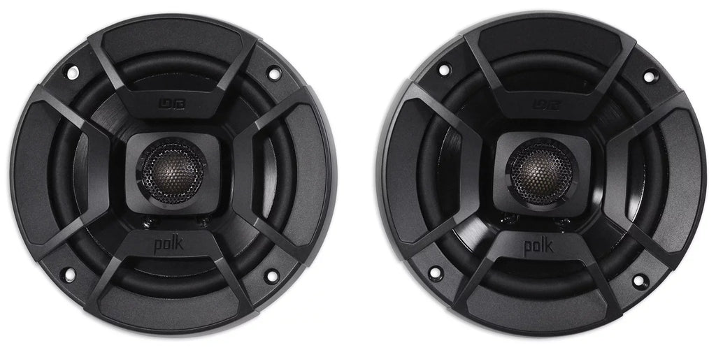 Rockville (2) Marine/ATV/Motorcycle/Boat Watt with Bundle (2) Speakers Audio RPB1 10 Polk Audio 5.25" DB522 600w Car